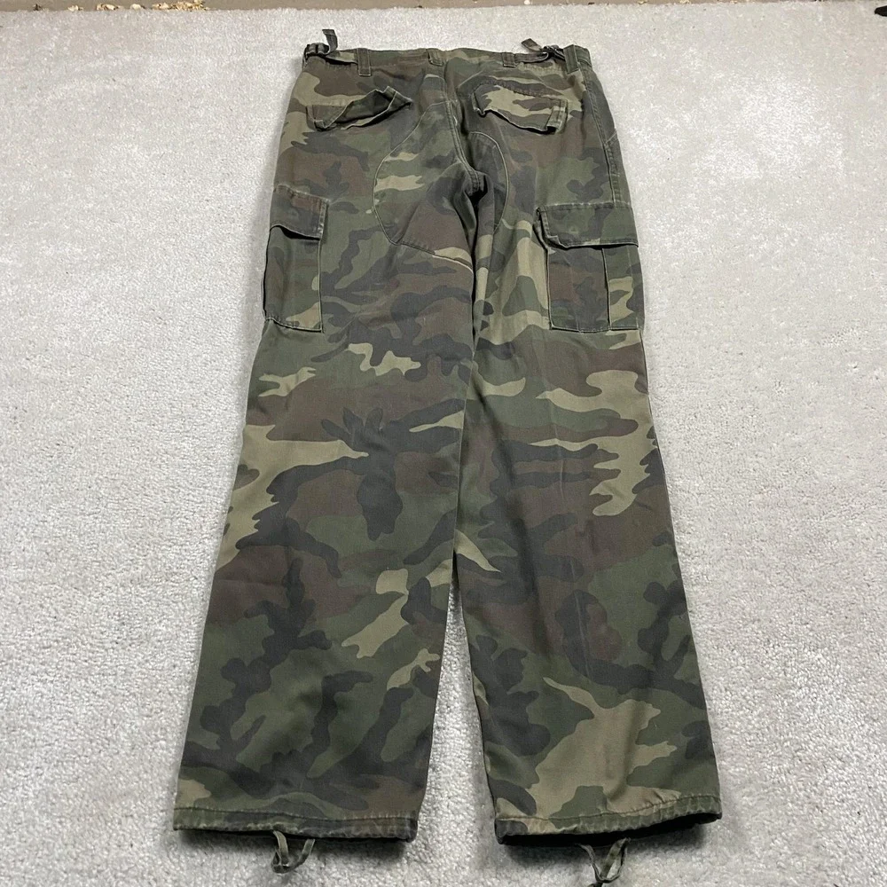 Winchester Camo Pants Mens 34x30 Green Cargo Adjustable Waist Hunting Workwear